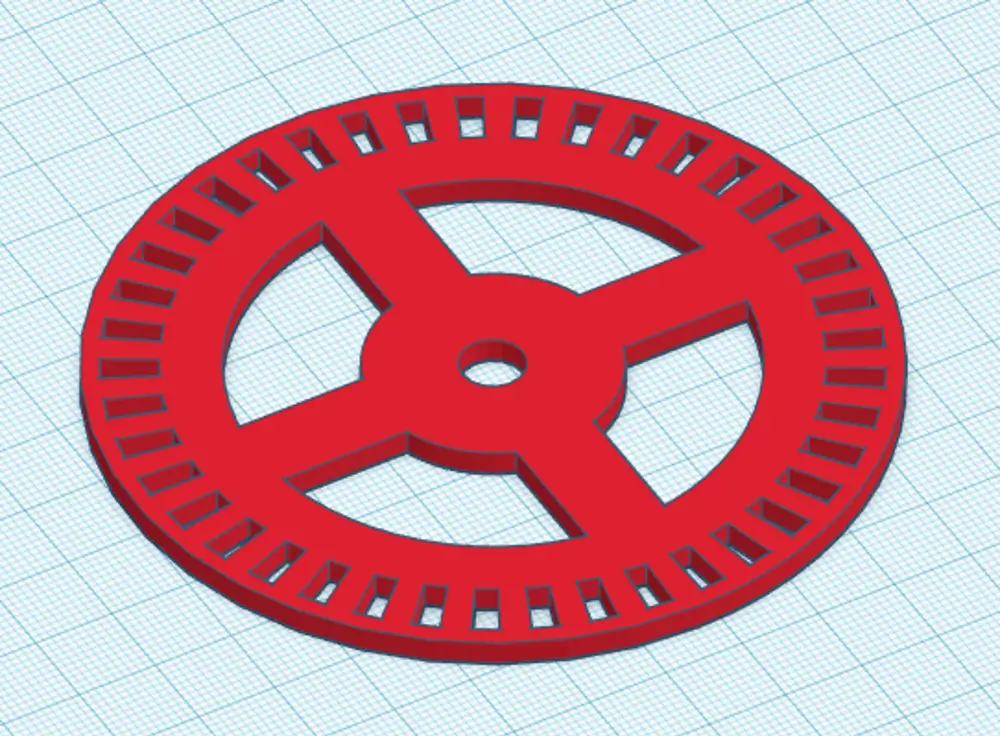 The design of a 3D wheel.