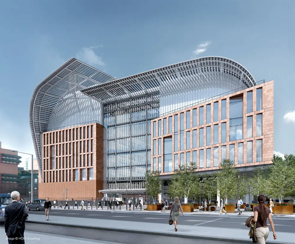 The Francis Crick institute building. 