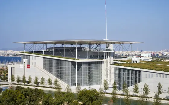 The Stravos Niarchos Foundation Cultural Centre.